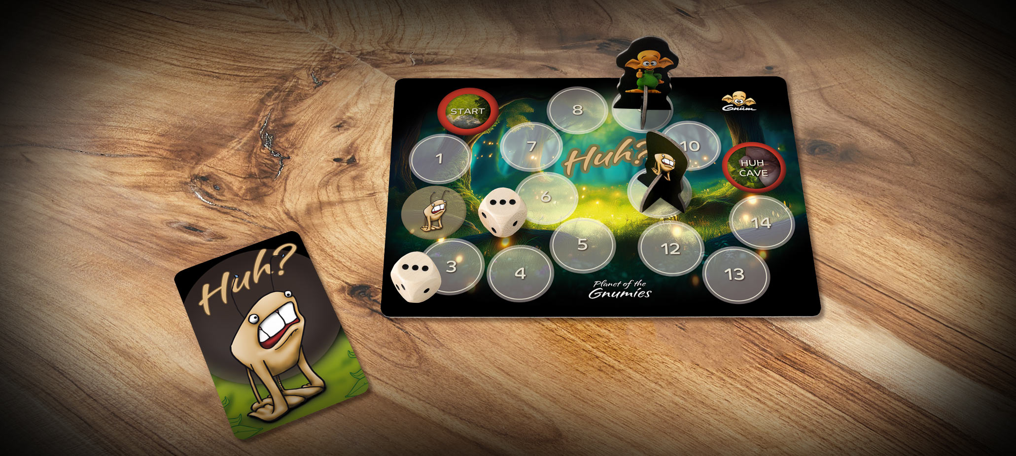 Planet of the Gnumies - Card Game the Huh Card